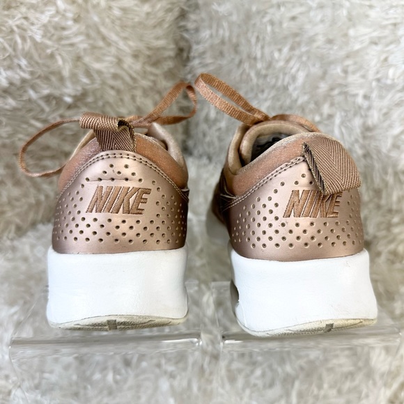 Nike Air Max Thea Rose Gold Leather Sneaker Women’s Size 7.5 - Picture 3 of 6